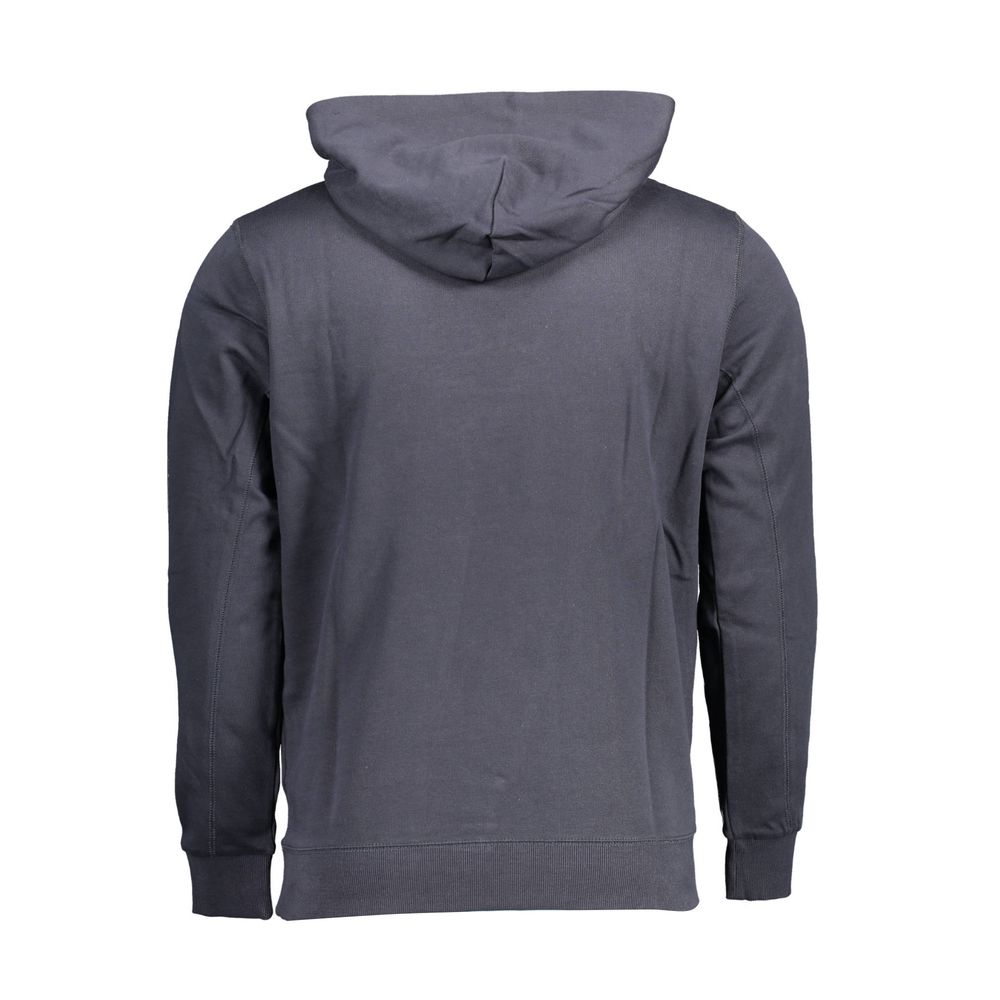 Hooded Sweatshirt Hoodie by U.S. POLO ASSN. for men in cotton blue features a slouchy chic silhouette, detailed with a slouchy chic and a signature hooded neckline for an elevated aesthetic.