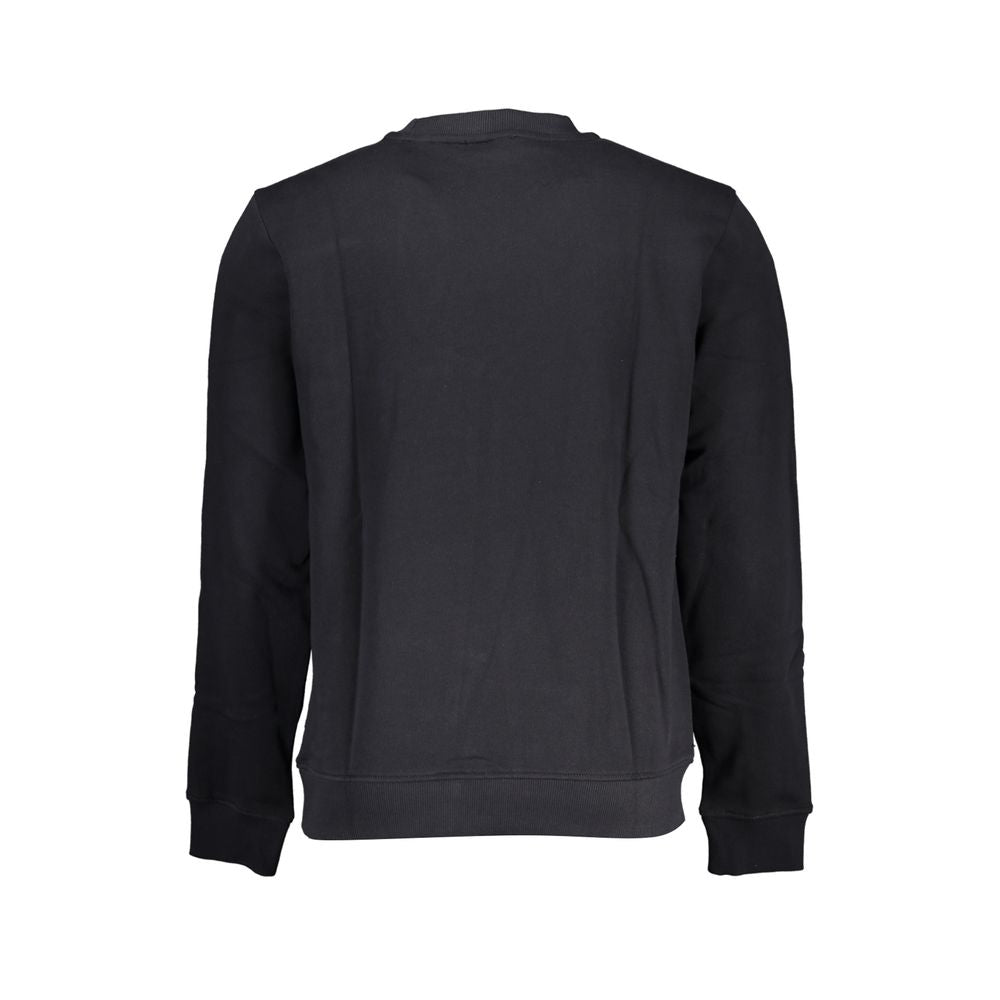 Sweatshirt by Napapijri for men in stretch cotton black features an exquisite silhouette, showcasing and details for a exquisite look.