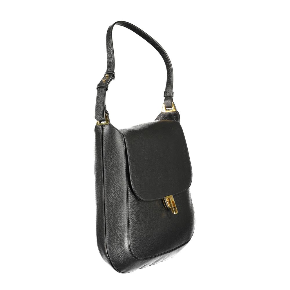 Coccinelle Black Leather Shoulder Handbag