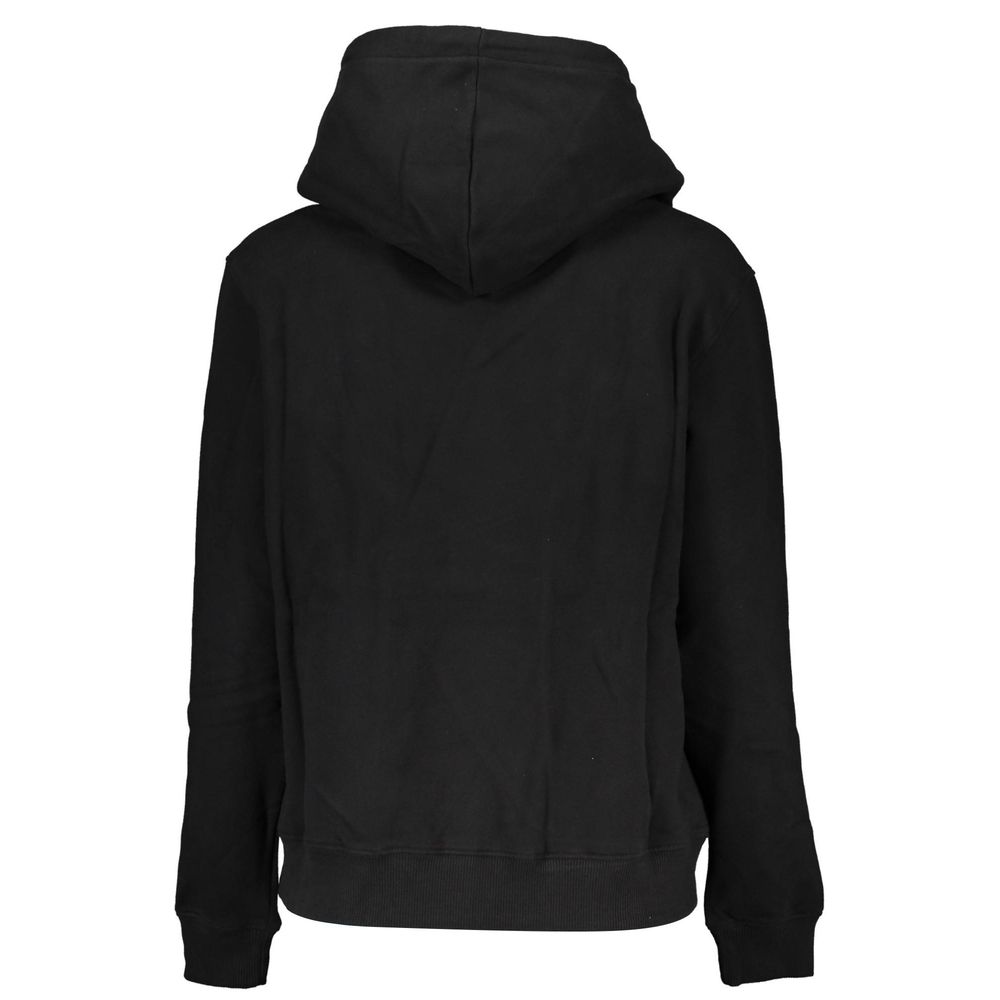 Hooded Sweatshirt Hoodie by Calvin Klein for women in cotton black & print features an luminous silhouette, showcasing a sophisticated and for a truly luminous look.