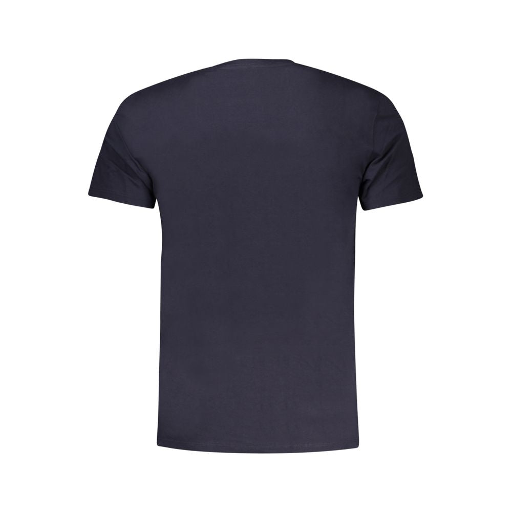 Guess Jeans Men's Short-Sleeve Crew Neck Cotton T-Shirt - Blue