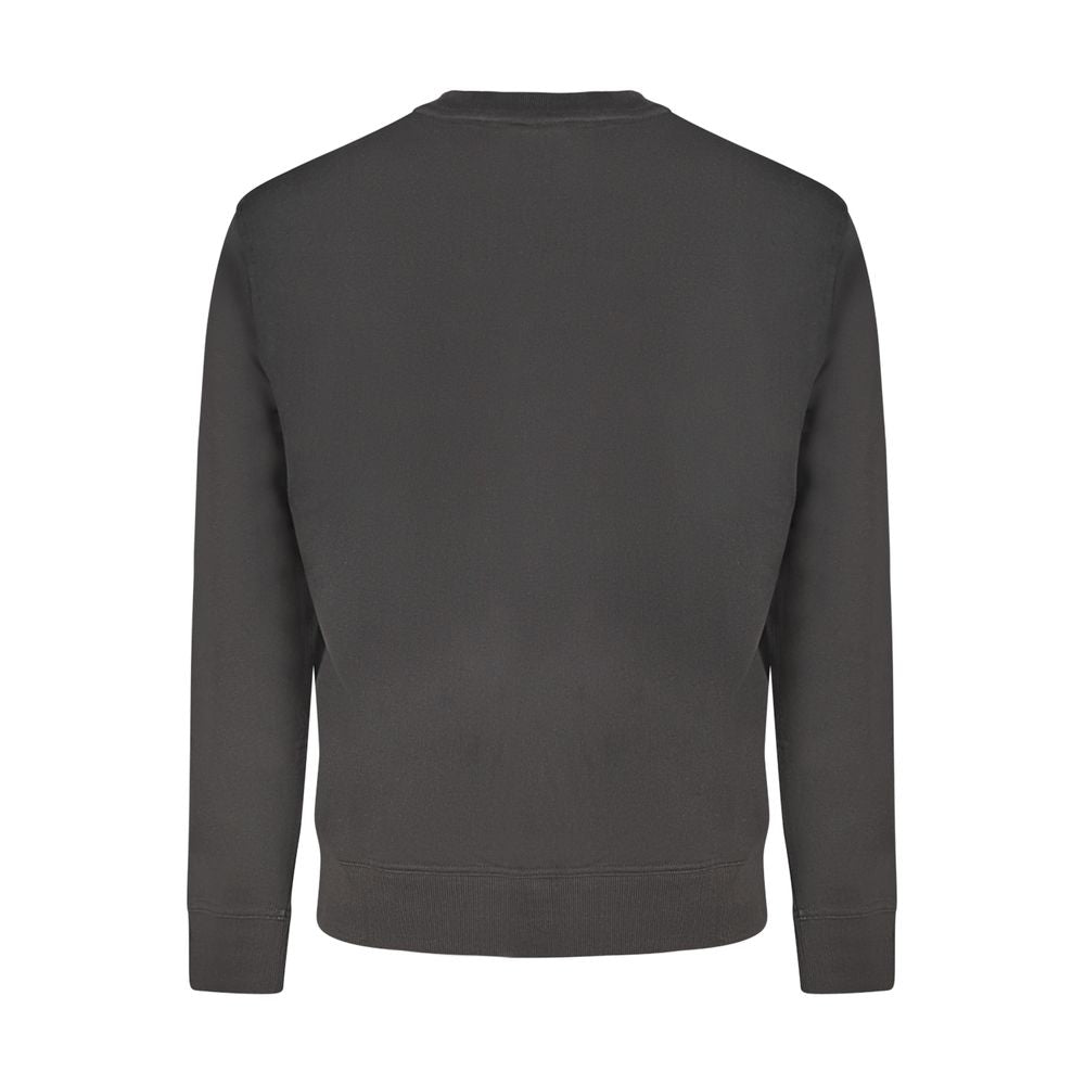 Sweatshirt by Hugo Boss for men in cotton black & print features an magnificent silhouette, showcasing a sophisticated and detail for a truly magnificent finish.