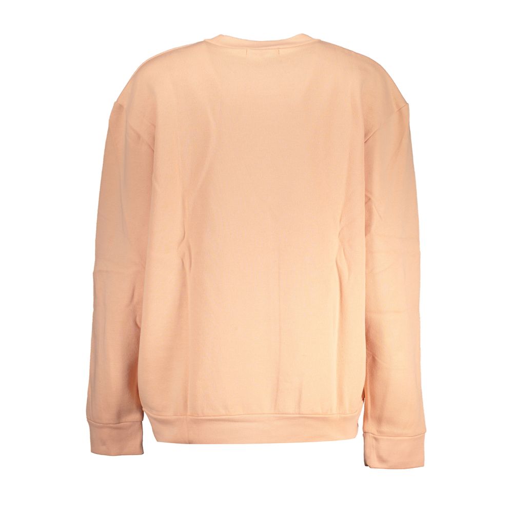 Sweatshirt by Cavalli Class for women in cotton polyester pink & print presents a smart casual silhouette, featuring a smart casual and for a sophisticated look.