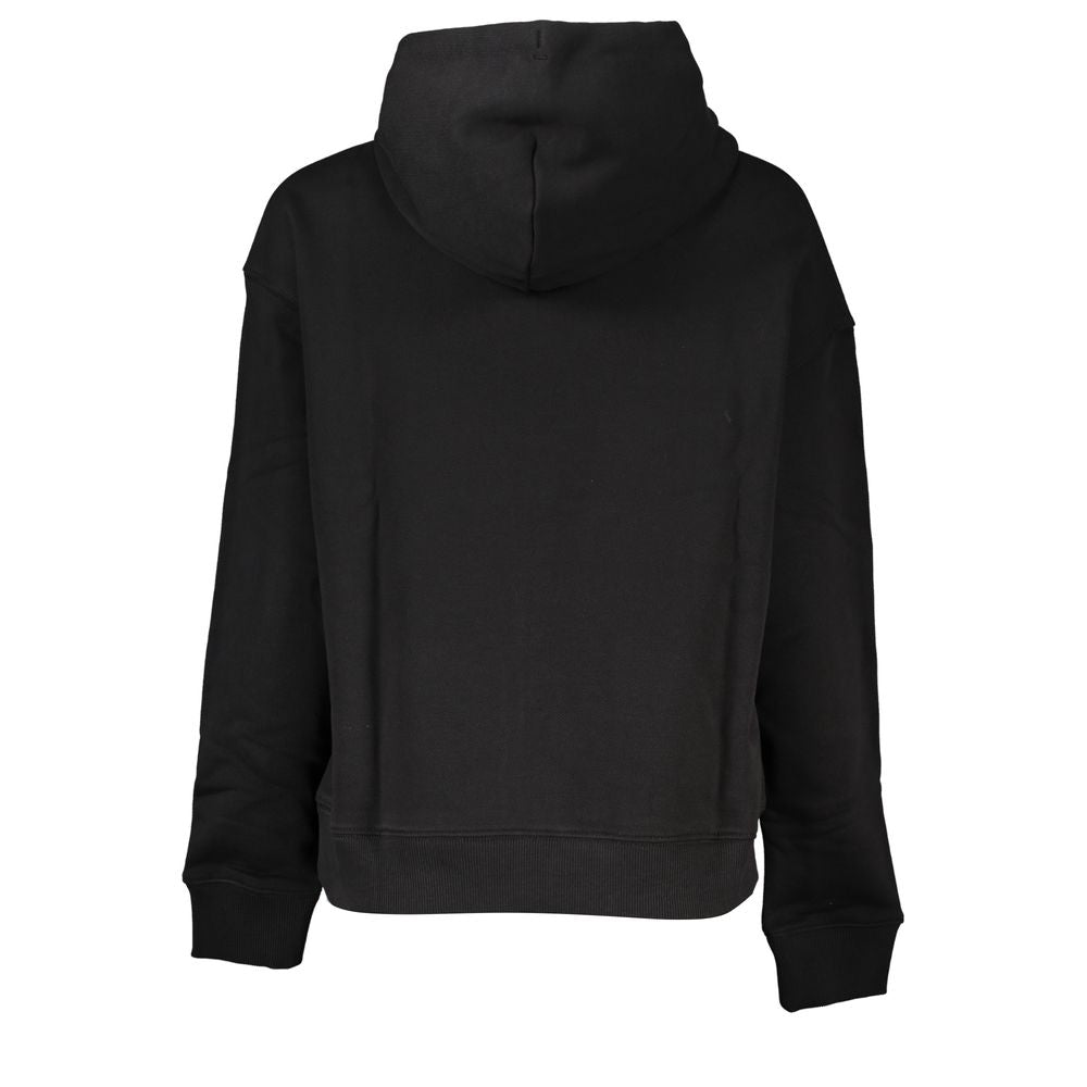 Tommy Hilfiger Essence Women's Cotton Hooded Sweatshirt Hoodie - Black