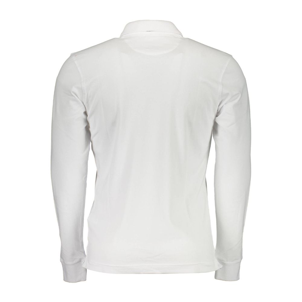 Polo Shirt by La Martina for men in stretch cotton white showcases a enviable silhouette, featuring a refined and for a enviable finish.