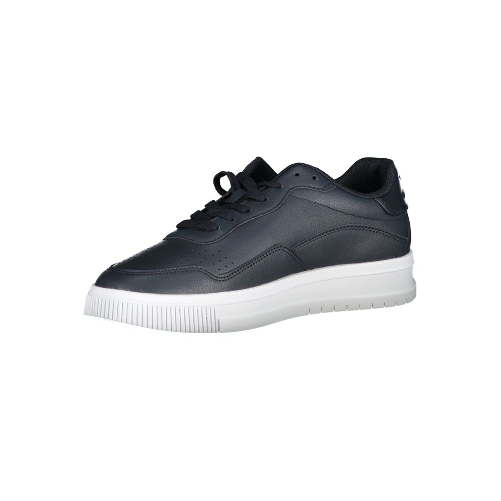 Sneakers by Tommy Hilfiger for men in polyester polyethylene leather blue features an sumptuous design from the Men's Fashion Polyester Polyethylene Leather Sneakers collection, highlighting a sumptuous fashion style for a premium, high-fashion look.