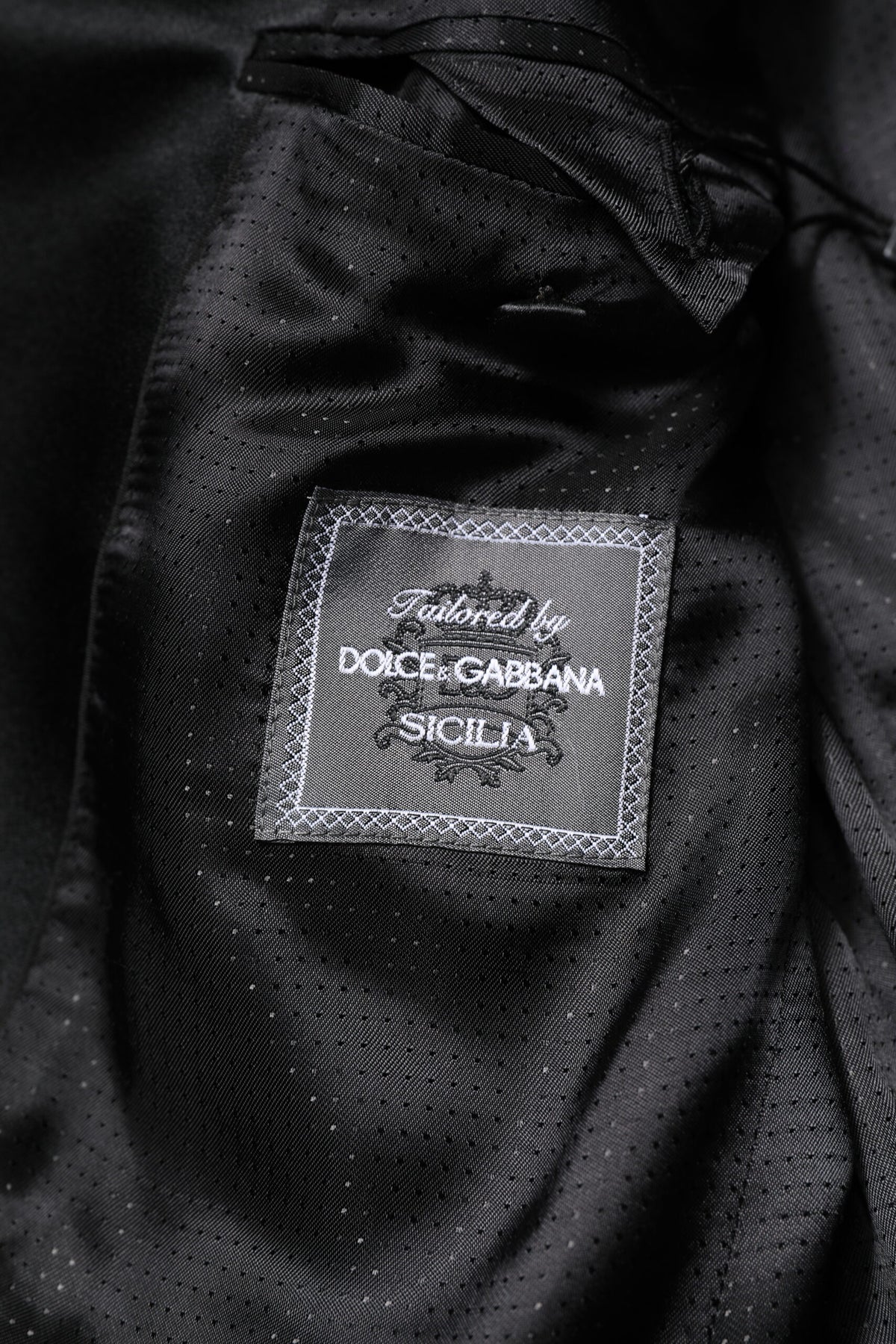 Dolce & Gabbana Men's Single Breasted Silk Nylon & Sequins Blazer - Purple