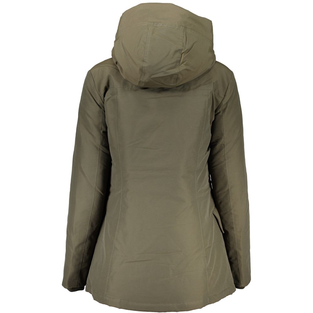 Woolrich Women's Cotton Hooded Jacket - Green