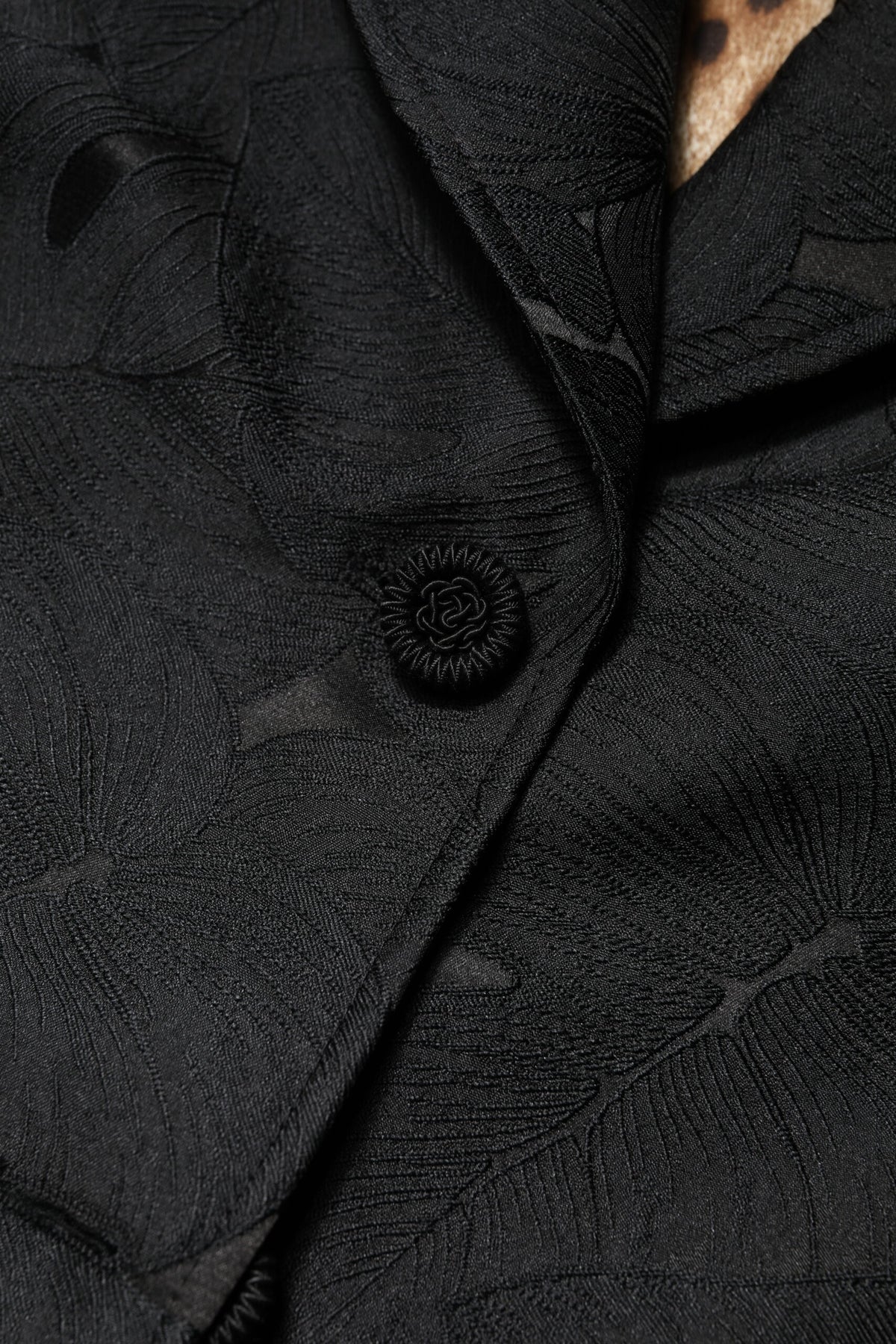 Dolce & Gabbana Women's Single Breasted Polyester & Nylon Trench Coat - Black