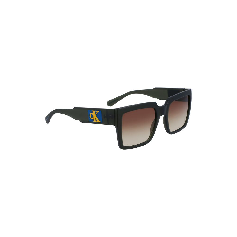 Calvin Klein Brown Plastic Women Sunglass