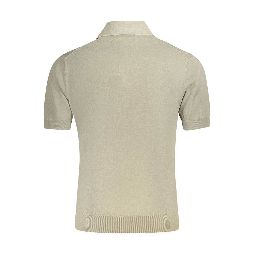 Sweater by Guess Jeans for men in cotton green showcases a discreet silhouette, finished with a discreet and for a discreet look.