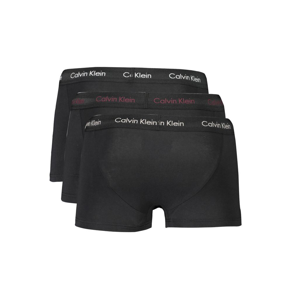 Underwear Boxer Briefs from Calvin Klein for men in stretch cotton black features an ergonomic design from the Men's Stretch Cotton Underwear Boxer Briefs collection, highlighting a premium fit and tailored cut.