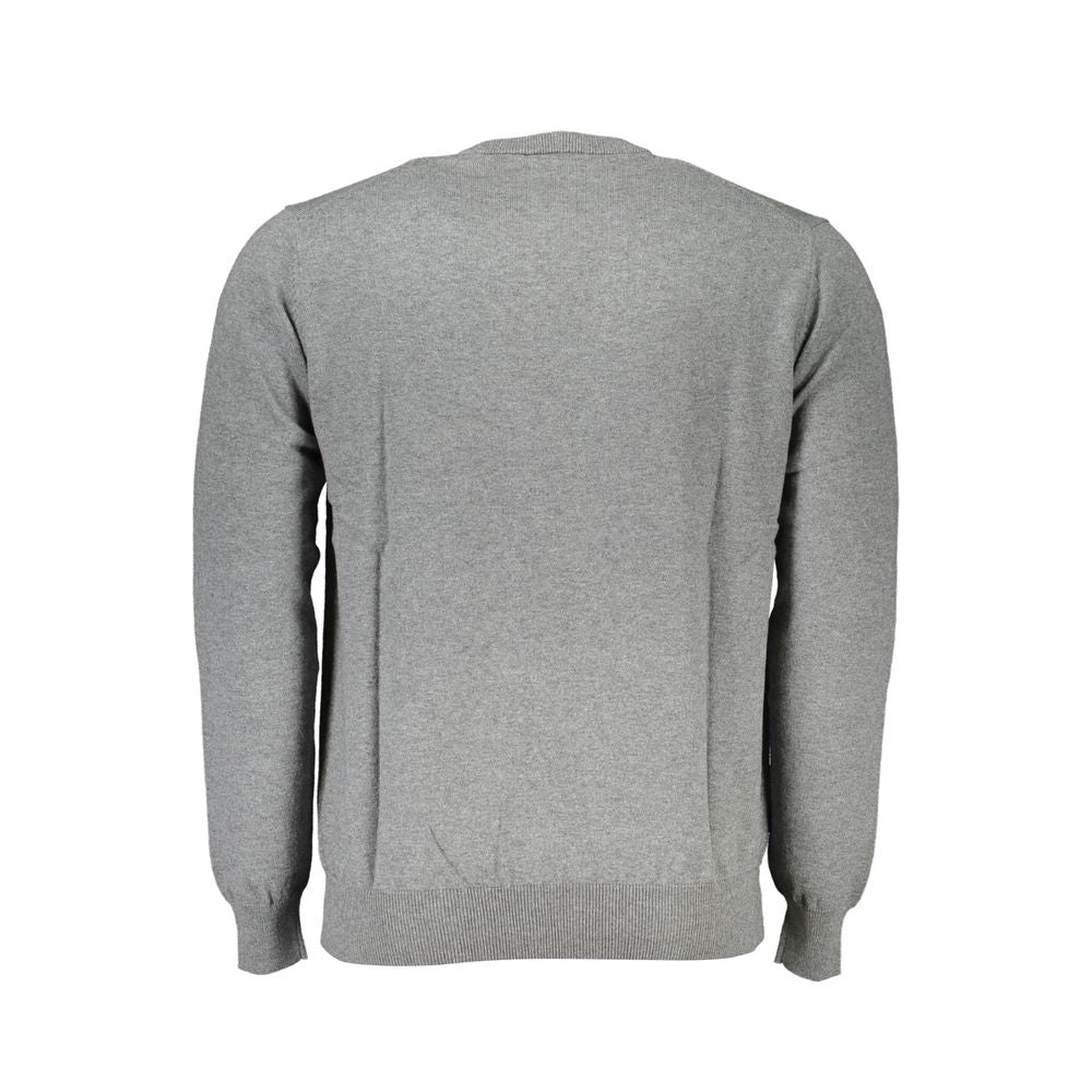 This Sweater by Harmont & Blaine for men in cotton gray presents a understated silhouette, featuring a sophisticated wrap crew neckline and for a understated finish.