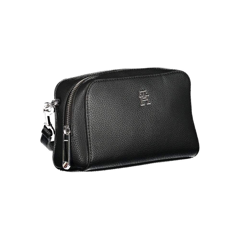 Tommy Hilfiger Polyethylene Shoulder Handbag - Black Signature