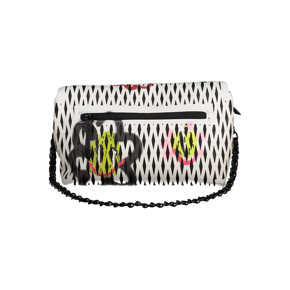Desigual Polyethylene Handbag - Cherry White