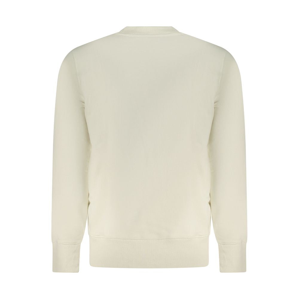 Calvin Klein Men's Crew Neck Cotton Sweatshirt - Beige