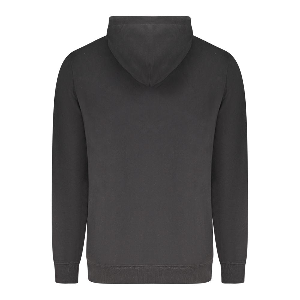 Hooded Sweatshirt Hoodie by Tommy Hilfiger for men in cotton black & print features a slouchy chic silhouette, detailed with a slouchy chic and a signature for an elevated aesthetic.