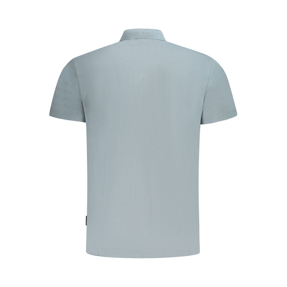 Polo Shirt by Napapijri for men in cotton brown & gray presents a crisp silhouette, artfully detailed with a crisp and crisp .