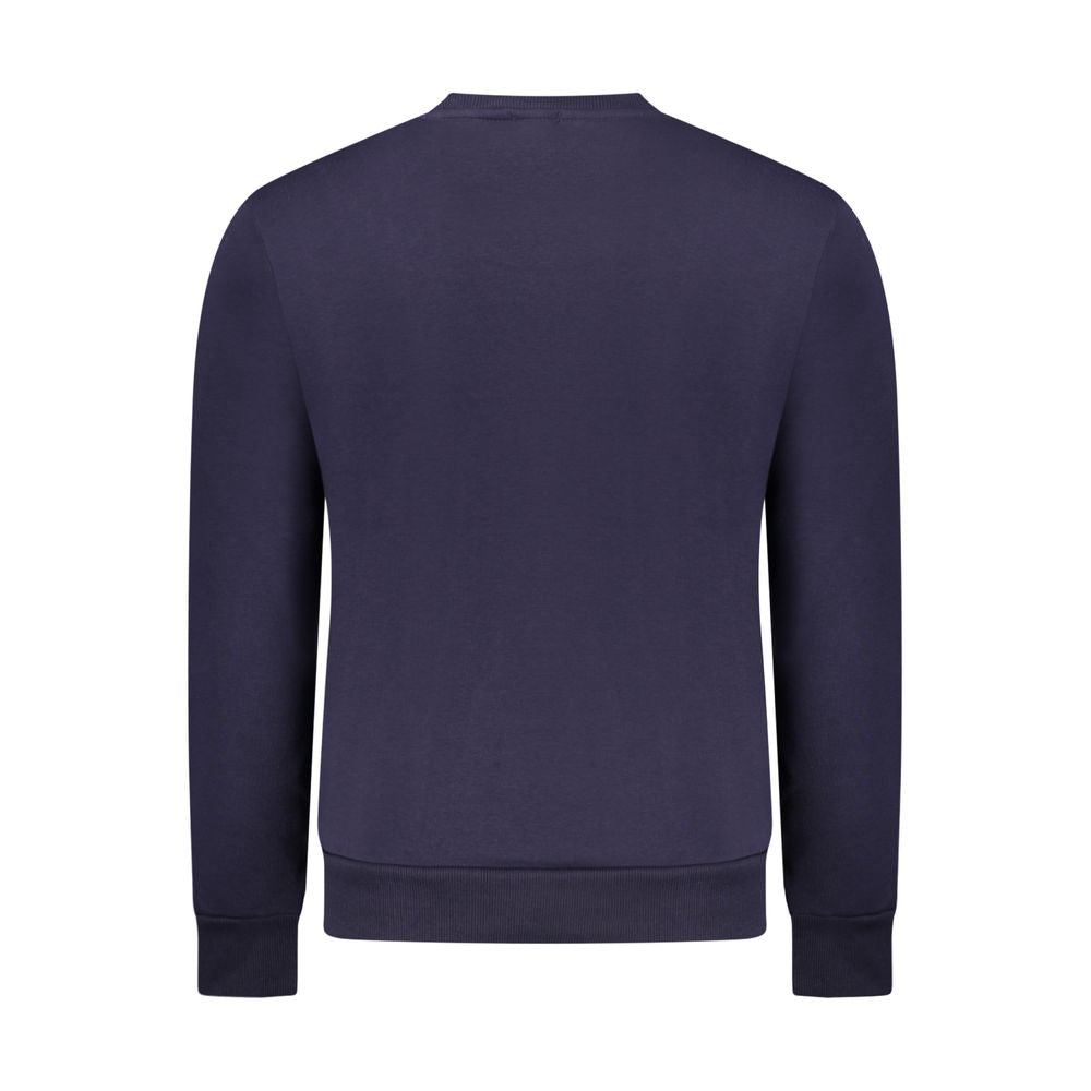 Sweatshirt by Rifle for men in cotton polyester blue & print showcases a slouchy chic silhouette, artfully detailed with a slouchy chic and for a slouchy chic finish.