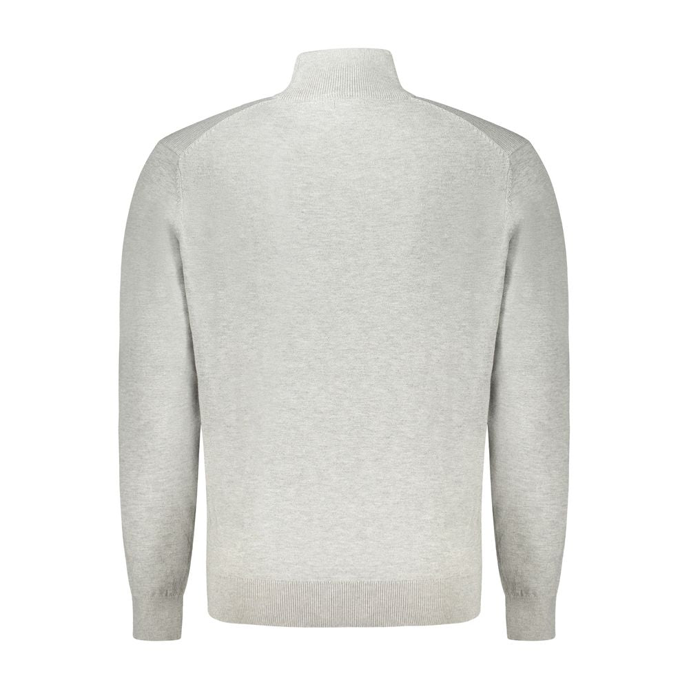 Hooded Cardigan by Norway 1963 for men in viscose polyester & polyamide brown & gray features a dramatic silhouette, showcasing a sophisticated hooded neckline and dramatic detail for a timeless, premium look.