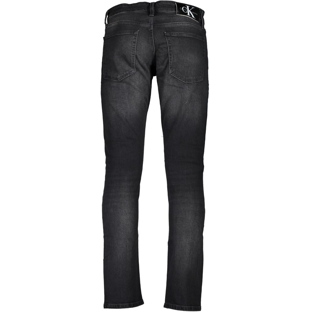 Calvin Klein Men's Slim Stretch Denim Cotton Jeans - Black