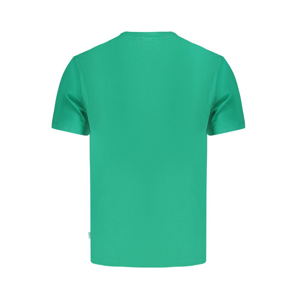 Pepe Jeans Men's Short-Sleeve Crew Neck Cotton T-Shirt - Green Print