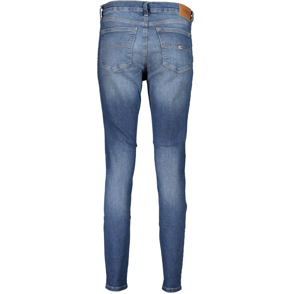 Tommy Hilfiger Dark Blue Cotton Nora Mid Rise Jeans