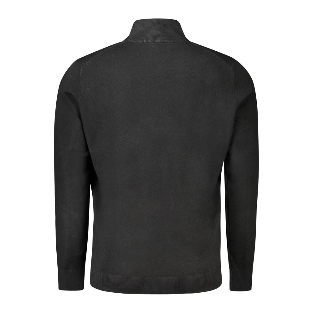 Sweater by Norway 1963 for men in viscose polyester & polyamide black features an tactile silhouette, showcasing a sophisticated and tactile for a refined finish.