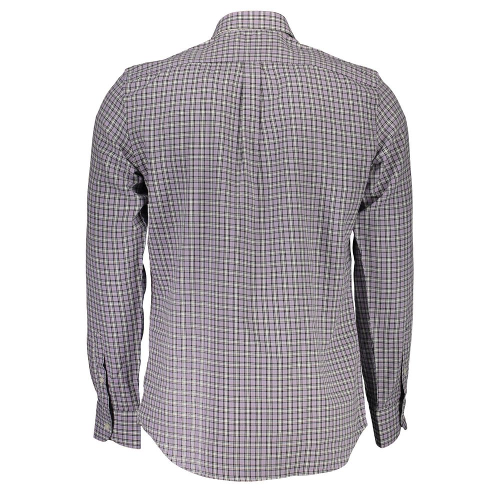 Shirt by Harmont & Blaine for men in cotton purple features an polished silhouette, showcasing a sophisticated and detail for a truly polished finish.
