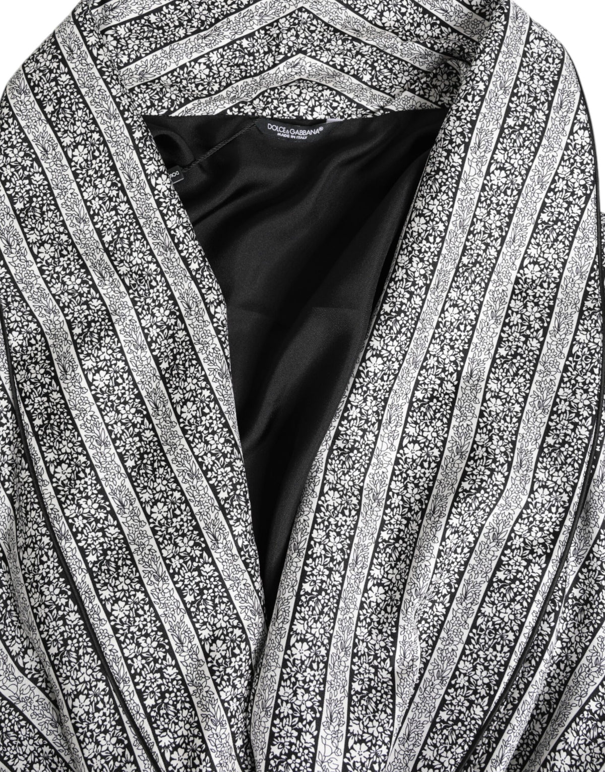 Dolce & Gabbana Men's Silk Jacket - Multicolor Floral