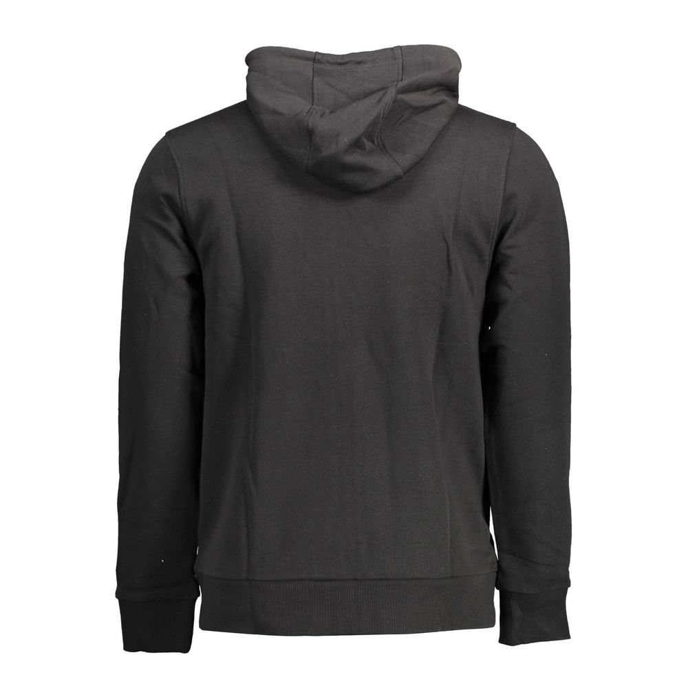 Cavalli Class Men's Cotton Hooded Sweatshirt Hoodie - Black
