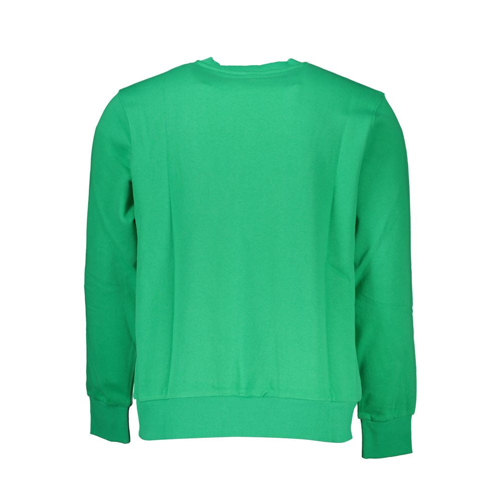 Sweatshirt by North Sails for men in cotton green, white & print presents a smart casual silhouette, featuring a smart casual and for a sophisticated look.