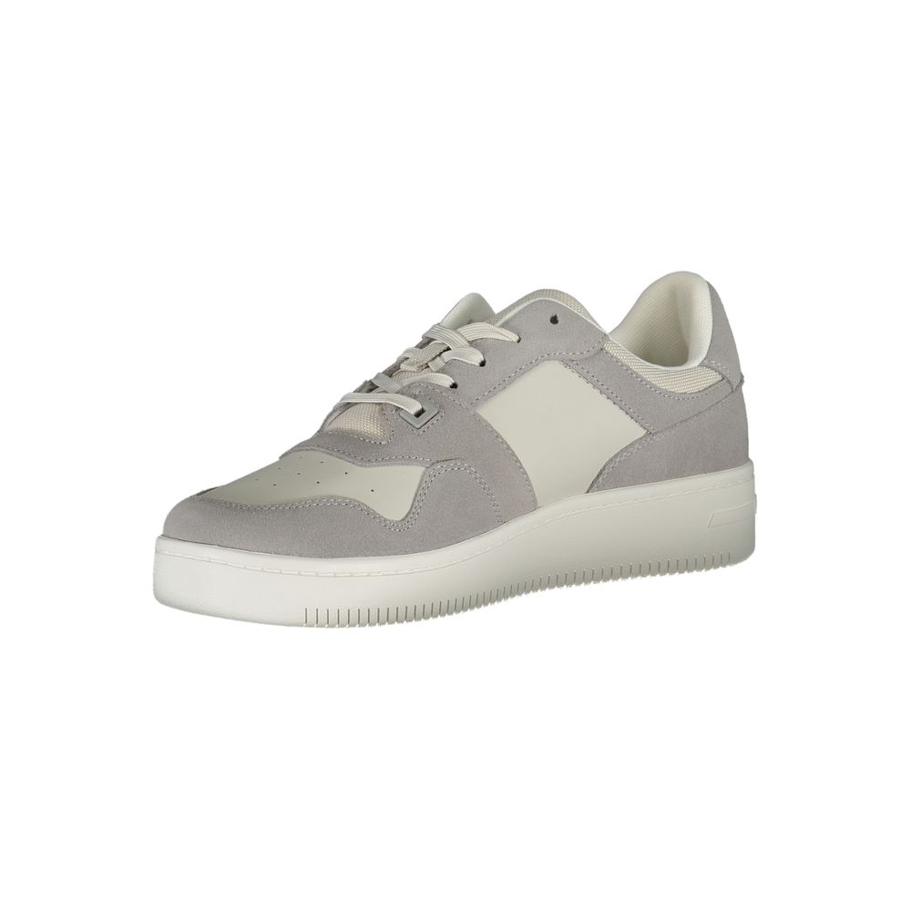 Tommy Hilfiger Men's Fashion Polyester Sneakers - Gray Print