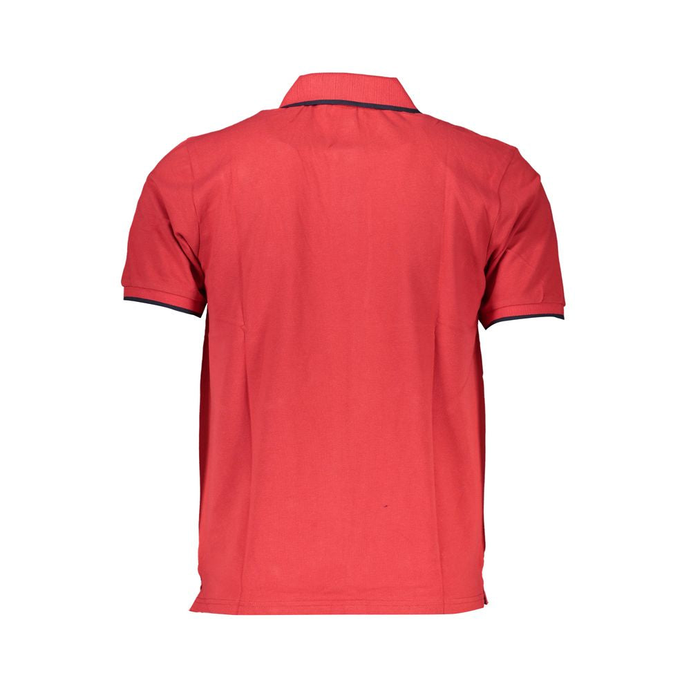 Polo Shirt by North Sails for men in cotton red & print presents a crisp silhouette, artfully detailed with a crisp and crisp .