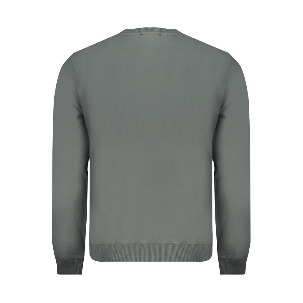 Sweatshirt by Napapijri for men in organic cotton green features an exquisite silhouette, showcasing and details for a exquisite look.