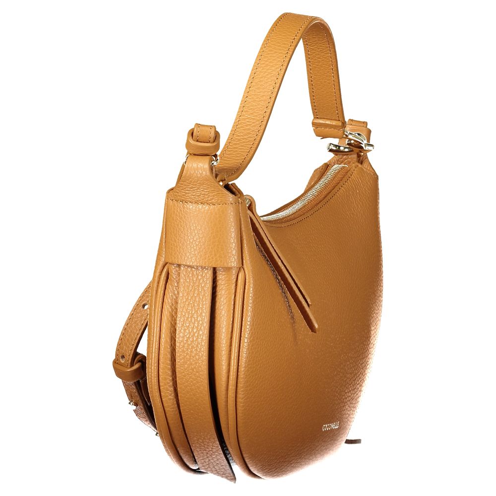Coccinelle Brown Leather C-Easy Shoulder Handbag