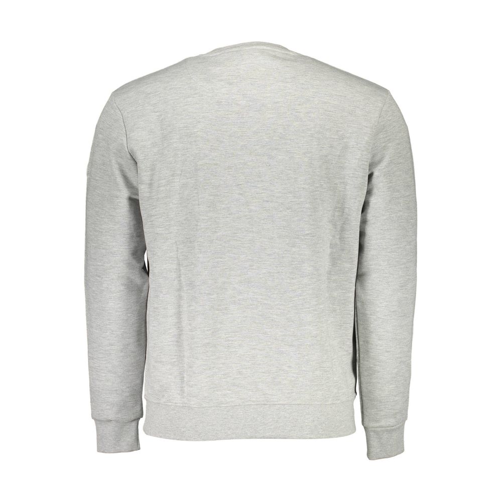 Sweatshirt by North Sails for men in cotton polyester gray, signature & print features an exquisite silhouette, showcasing and details for a exquisite look.
