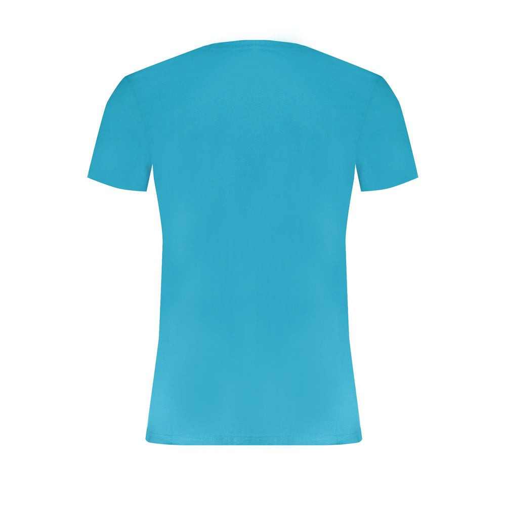T-Shirt by Trussardi for men in cotton light-blue & print features an on trend silhouette, perfectly showcasing a on trend and for an elevated aesthetic.