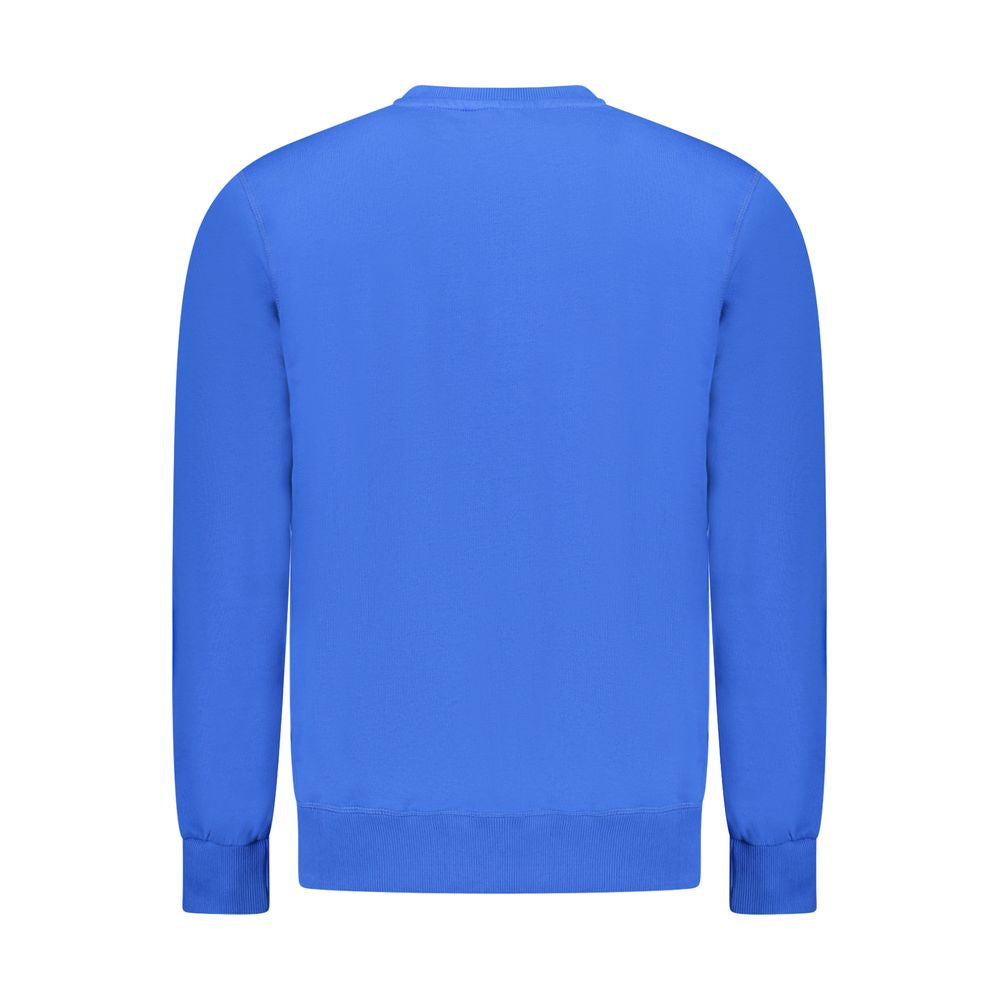 Sweatshirt by North Sails for men in cotton blue features an enviable silhouette, showcasing a premium and refined crew neckline for a truly enviable finish.