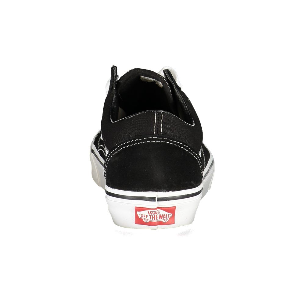 Vans Men's Skater Polyester Polyethylene Leather Sneakers - Black Signature Striped
