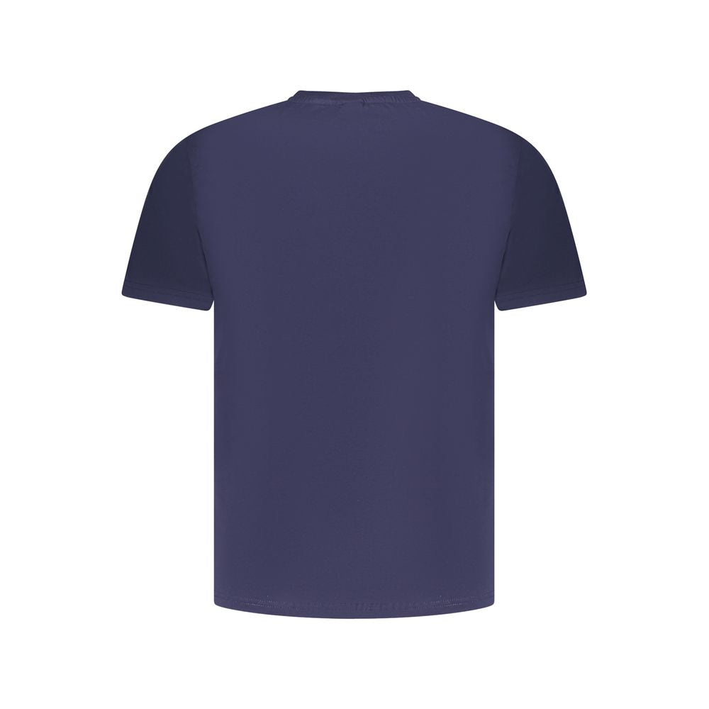 T-Shirt by North Sails for men in cotton blue & print showcases a fashionable silhouette, elegantly detailed with a fashionable and crew neckline for a sophisticated, high-fashion look.