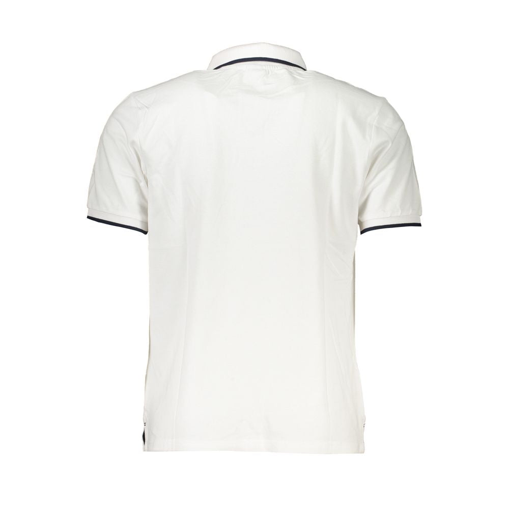 Polo Shirt by North Sails for men in cotton white & print showcases a sharp silhouette, detailed with a refined and sharp for a sophisticated finish.