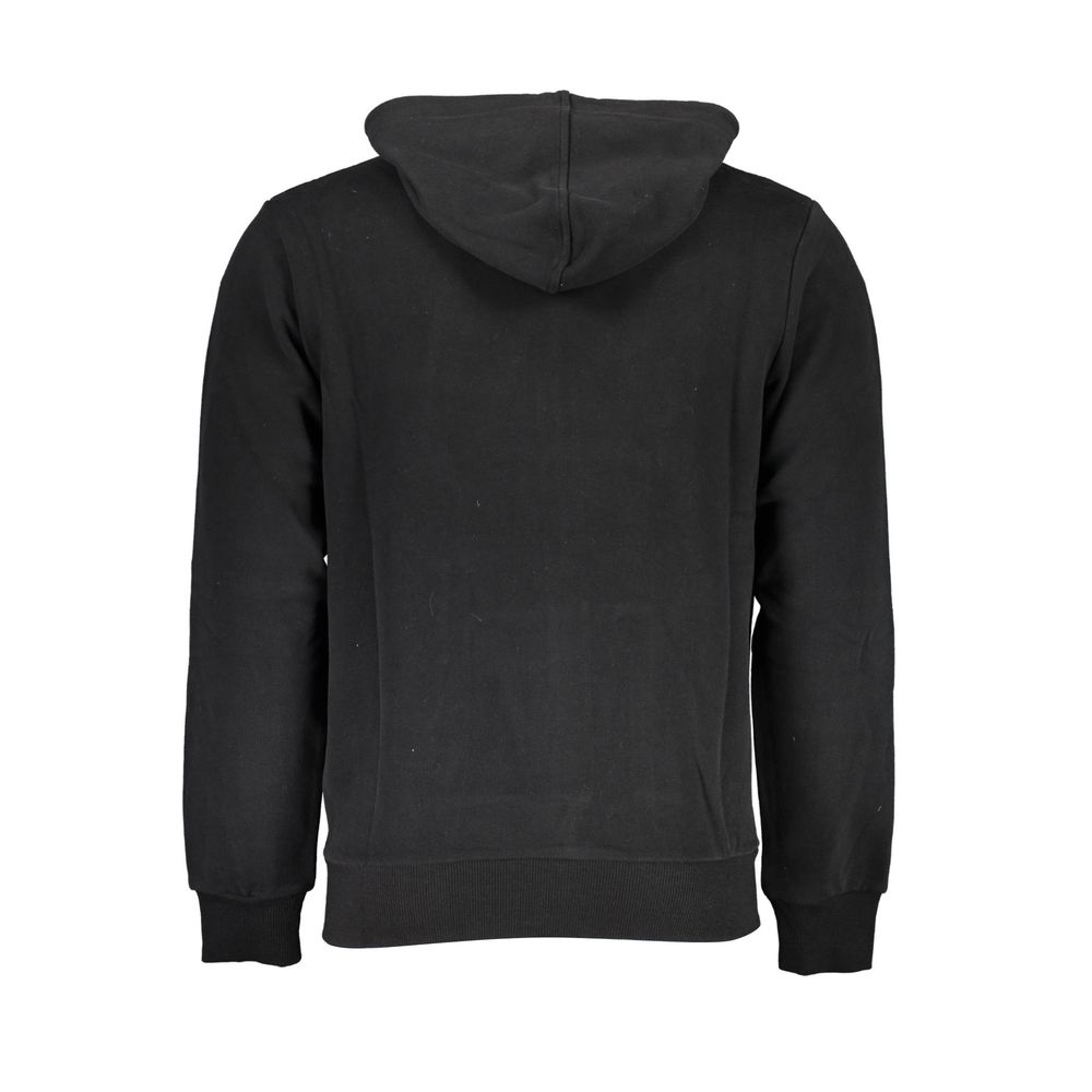 Hooded Sweatshirt Hoodie by La Martina for men in cotton black & print features an luminous silhouette, showcasing a sophisticated and for a truly luminous look.