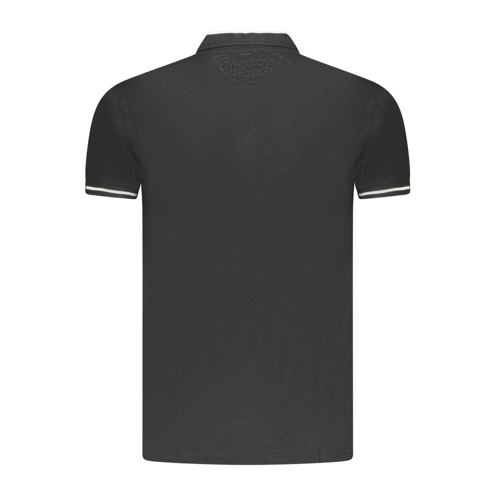 Polo Shirt by Cavalli Class for men in cotton black & signature features a eye catching silhouette, showcasing a refined and for a eye catching finish.