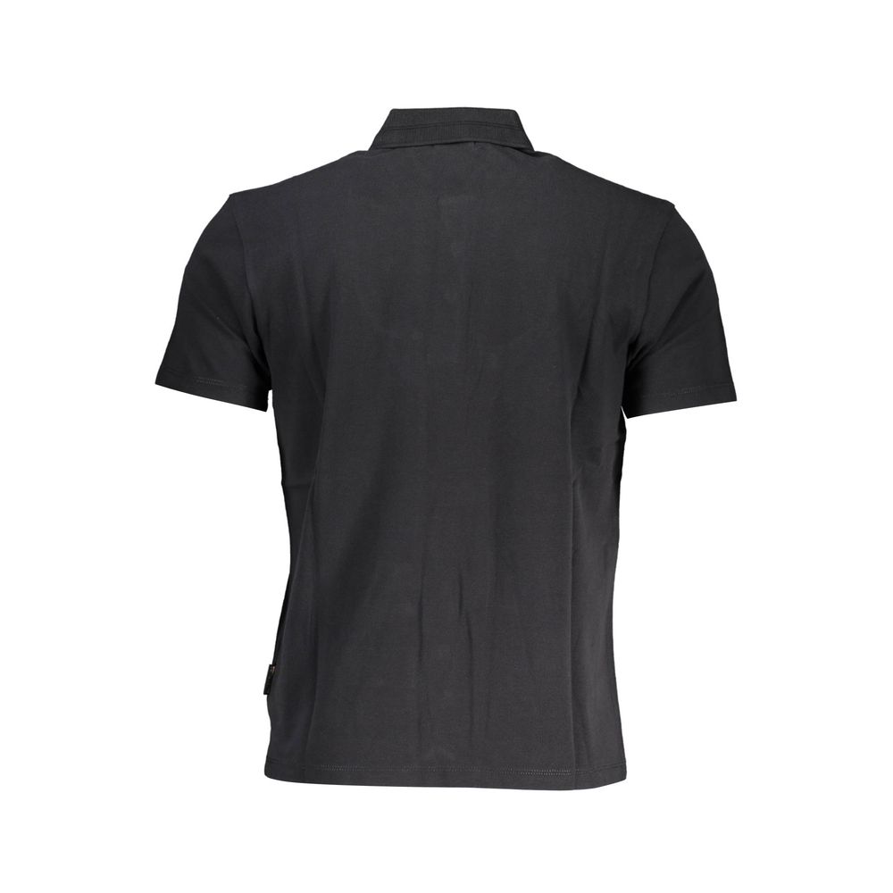 Polo Shirt by Napapijri for men in cotton black showcases a enviable silhouette, featuring a refined and for a enviable finish.