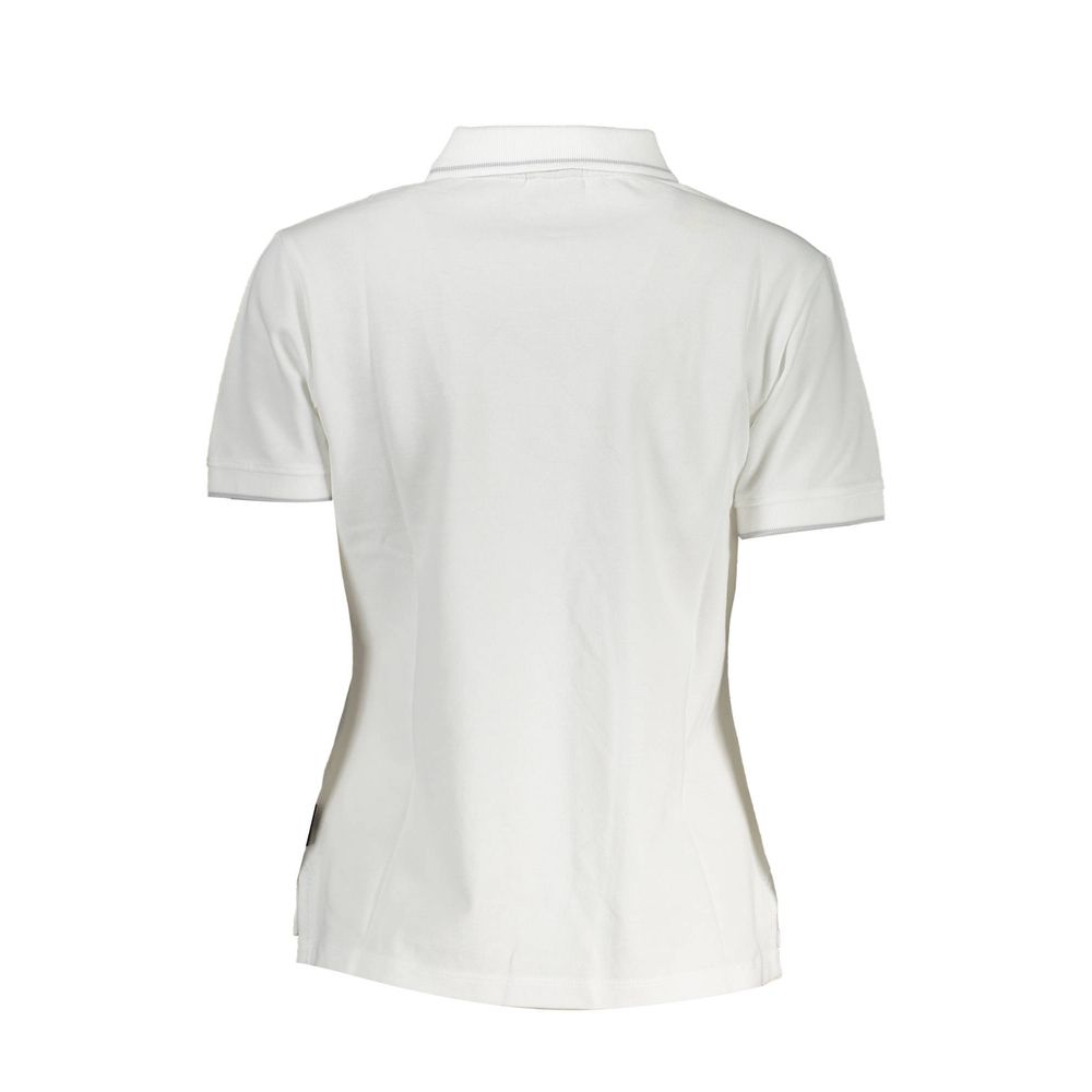 Polo Shirt by Napapijri for women in cotton white features a eye catching silhouette, showcasing a refined and for a eye catching finish.