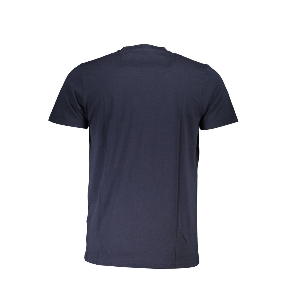 T-Shirt by Cavalli Class for men in cotton blue, signature & print features an on trend silhouette, perfectly showcasing a on trend and for an elevated aesthetic.
