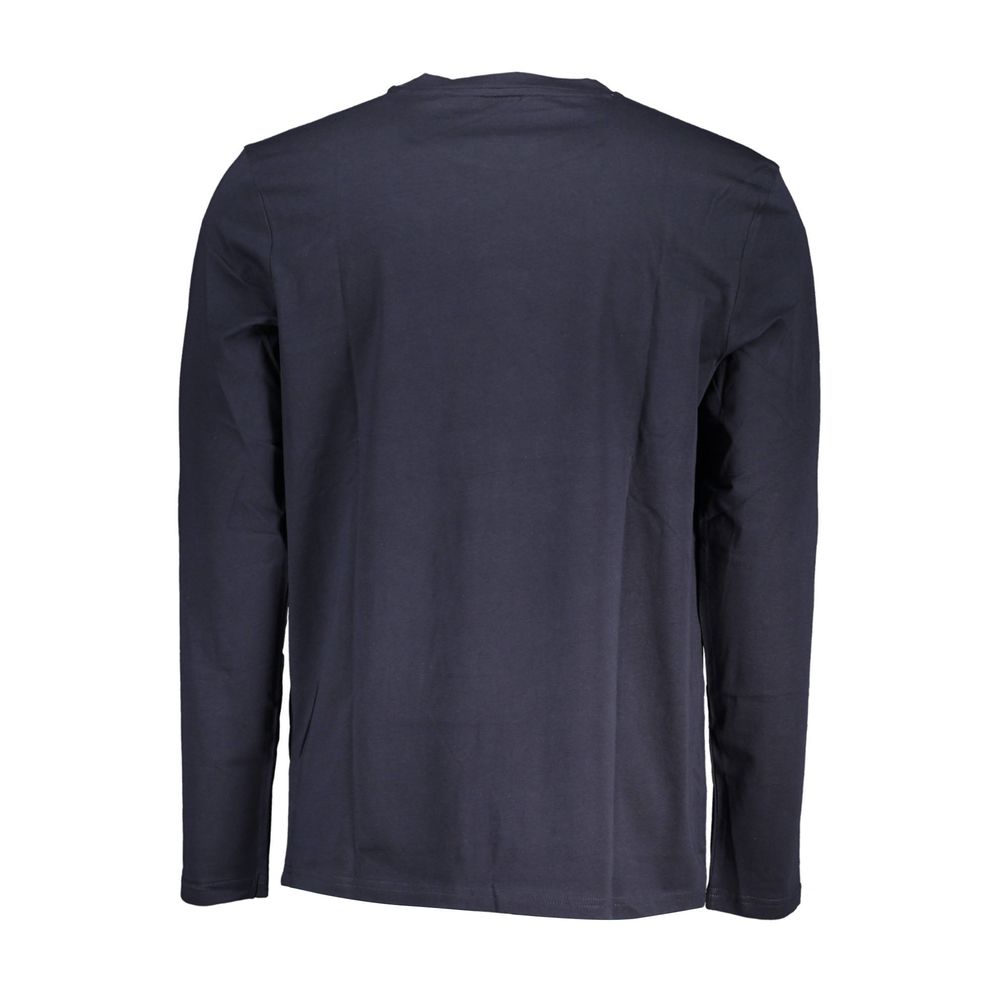 Hugo Boss Blue Cotton Men T-Shirt