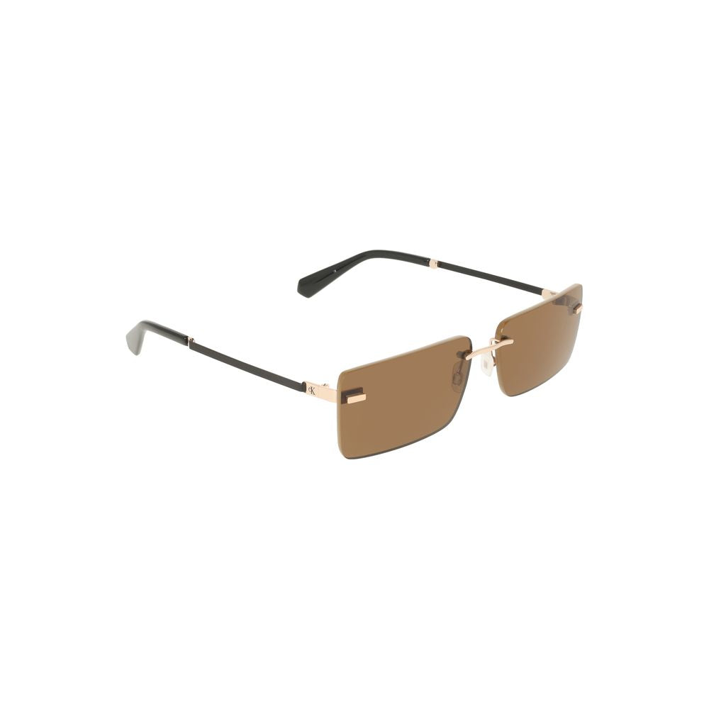 Calvin Klein Metal Sunglasses - Beige Brown