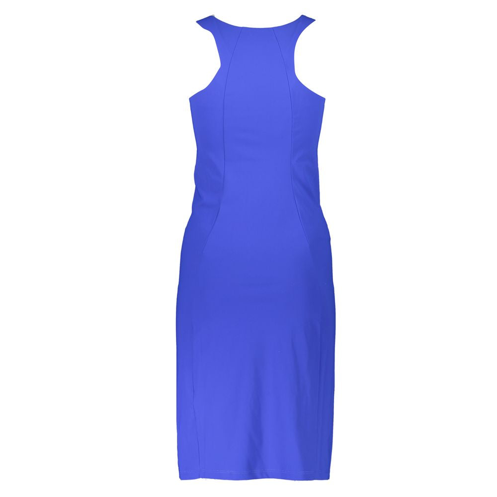 Patrizia Pepe Women's Crew Neck Stretch Polyamide Dress - Blue Signature